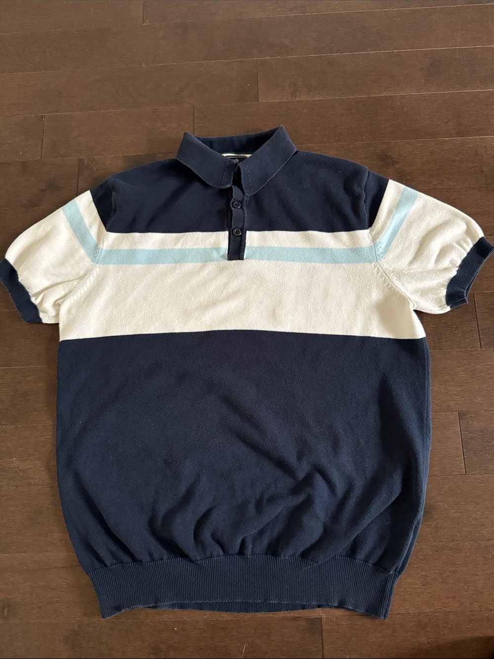 British Invasion Short-Sleeve Knit Polo Sweater